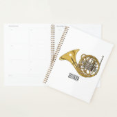 Illustration des französischen Horns von Cartoon Planer (Anzeige)