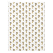 Illustration des französischen Horns von Cartoon Tischdecke (Vorderseite)