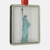 Illustration des Freiheitsstatuen Silbernes Ornament (Rechts)
