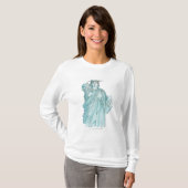 Illustration des Freiheitsstatuen T-Shirt (Vorne ganz)