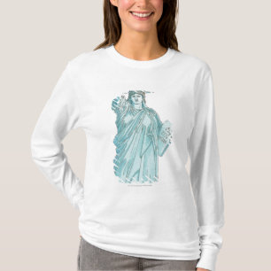 Illustration des Freiheitsstatuen T-Shirt