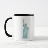 Illustration des Freiheitsstatuen Tasse (Links)