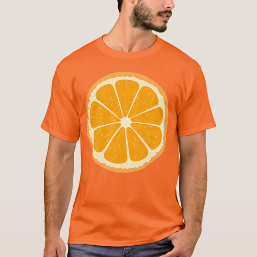 Illustration des frischen Orangensafts von Zitrone T-Shirt (Vorderseite)