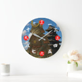 Illustration des gepanzerten Katzenkriegers Große Wanduhr (Zuhause)