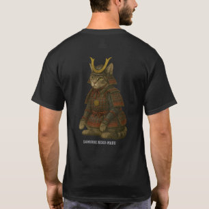 Illustration des gepanzerten Katzenkriegers T-Shirt
