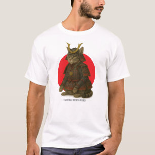 Illustration des gepanzerten Katzenkriegers T-Shirt