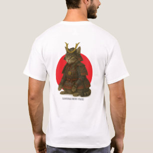 Illustration des gepanzerten Katzenkriegers T-Shirt