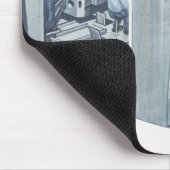 Illustration des Gewehrdrehkopfes auf einem Mousepad (Ecke)