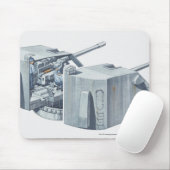 Illustration des Gewehrdrehkopfes auf einem Mousepad (Mit Mouse)