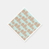 Illustration des Gingerbread House Village Serviette (Ecke)