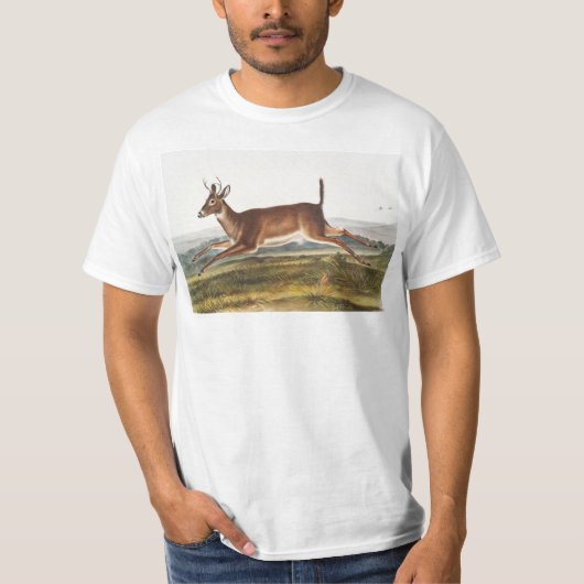 Illustration des Hirns (Cervus leucurus) T-Shirt (Vorderseite)