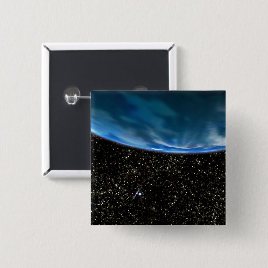 Illustration des Horizonts der Erde Button (Vorne & Hinten)