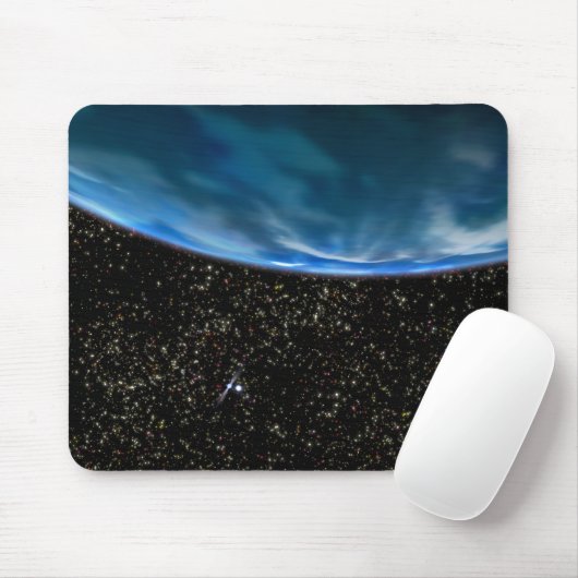 Illustration des Horizonts der Erde Mousepad (Mit Mouse)