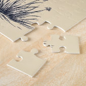 Illustration des Hühnerinks auf Tan Puzzle (Seite)