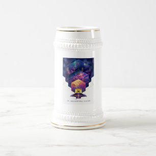 Illustration des James-Webb-Weltraumteleskops Bierglas