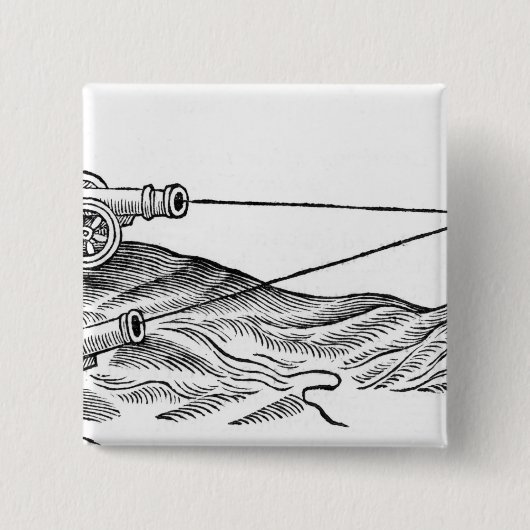 Illustration des Kanonen-Feuers Button (Vorderseite)