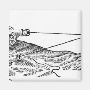 Illustration des Kanonen-Feuers Magnet