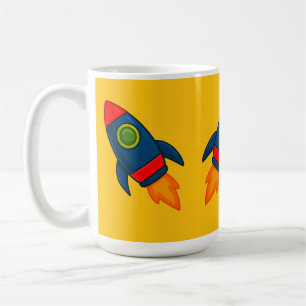 "Illustration des kolorierten Cartoon Kaffeetasse