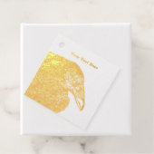 Illustration des Kopf-Flügels von Gold Crow auf We Geschenkanhänger (Mit Box)