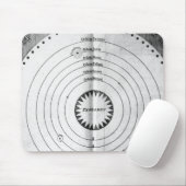 Illustration des Kosmos Mousepad (Mit Mouse)