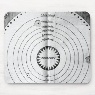 Illustration des Kosmos Mousepad