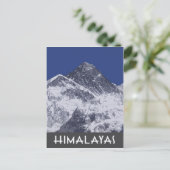 Illustration des künstlerischen Fotos Himalaya Postkarte (Stehend Vorderseite)