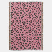 Illustration des Leopard-Rosa-Tieres Decke (Vorderseite Vertikal)