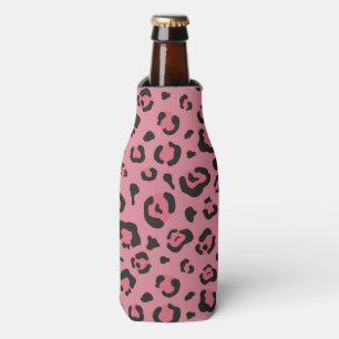 Illustration des Leopard-Rosa-Tieres Flaschenkühler