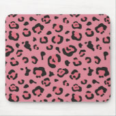 Illustration des Leopard-Rosa-Tieres Mousepad (Vorne)