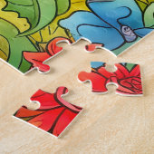 Illustration des Magischen Mushroom House Puzzle (Seite)