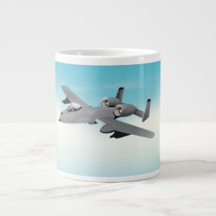 Illustration des militärischen Flugzeug A10 Jumbo-Tasse