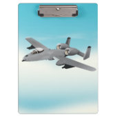 Illustration des militärischen Flugzeug A10 Klemmbrett (Vorderseite)