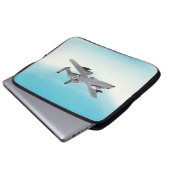 Illustration des militärischen Flugzeug A10 Laptopschutzhülle (Vorne Knopf)