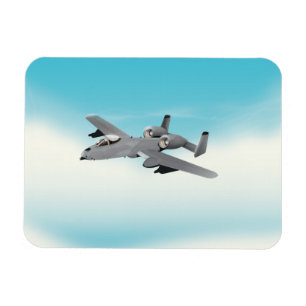 Illustration des militärischen Flugzeug A10 Magnet