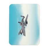 Illustration des militärischen Flugzeug A10 Magnet (Vertikal)