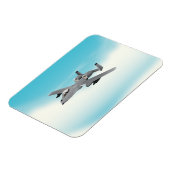 Illustration des militärischen Flugzeug A10 Magnet (Linke Seite)