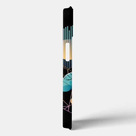 Illustration des modernen Techno-Astronauten Case-Mate iPhone Hülle (Rückseite / Rechts)