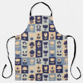 Illustration des Musters "Whimsical Floral" Schürze (Vorderseite)