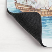 Illustration des nähernden Randes des Schiffs des Mousepad (Ecke)