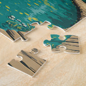 Illustration des Nationalparks Plitvicer Seen Reis Puzzle (Seite)