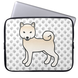 Illustration des Niedlichen Cartoon-Hundes von Cre Laptopschutzhülle
