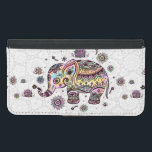 Illustration des Niedlichen Elefanten in Blumenfar Samsung Galaxy S5 Geldbeutel Hülle<br><div class="desc">Niedliche farbenfrohe Retro-Blumenbaby Elefant Illustration mit Blume. Wenn Sie Hilfe bei der Anpassung eines meiner Designs benötigen,  kontaktieren Sie ArtOnWear Designer. Kostenlose Textformatierung mit Live-Hilfe auf Anfrage.</div>