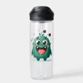 Illustration des niedlichen Monster-Cartoon-23201 Trinkflasche (Rückseite)