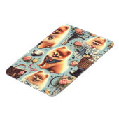 Illustration des niedlichen Spitzes Magnet (Linke Seite)