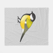 Illustration des Niedlichen Wildvogel-Cartoon Fleecedecke (Vorderseite (Horizontal))