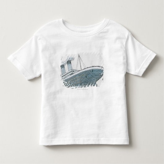 Illustration des Passagiers fallend vom Kleinkind T-shirt (Vorderseite)