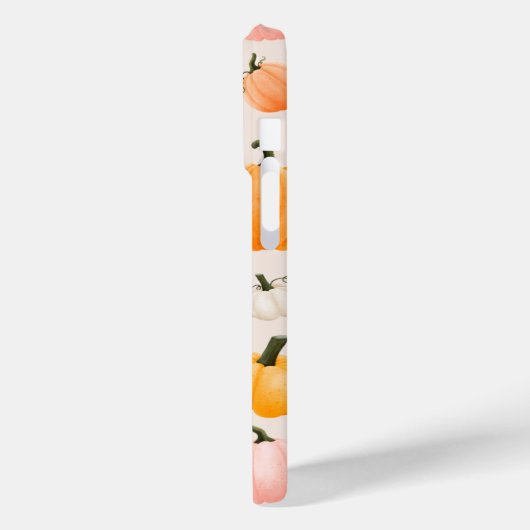 Illustration des Pastel Autumn Pumpkin Pattern Case-Mate iPhone Hülle (Rückseite / Links)
