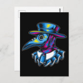 Illustration des Pestärzts Postkarte (Vorne/Hinten)