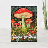 Illustration des Pilzwaldes Karte (Vorderseite)