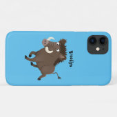 Illustration des Rasierapparats von Wildschweinen Case-Mate iPhone Hülle (Rückseite (Horizontal))